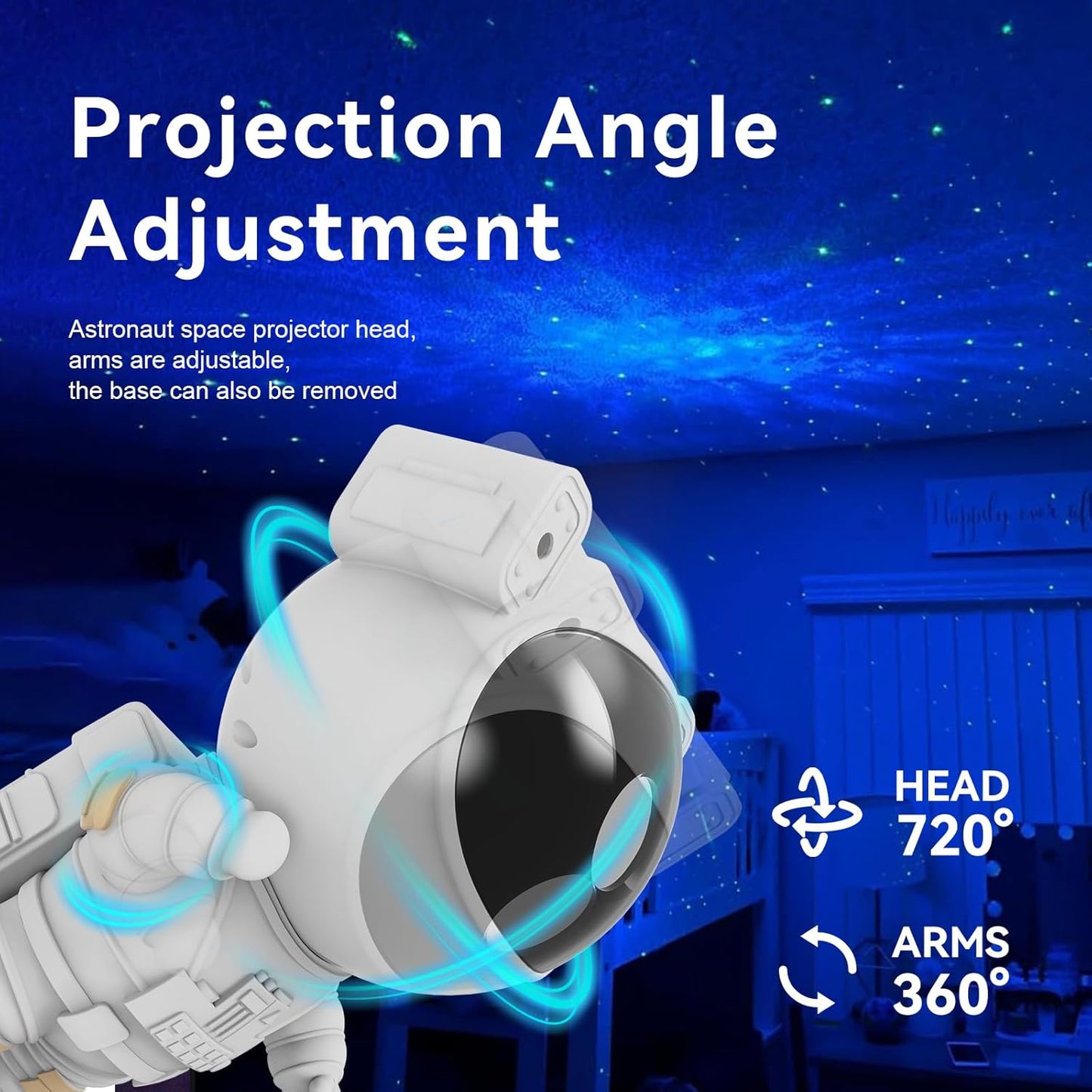 Rossetta Astronaut Galaxy Projector